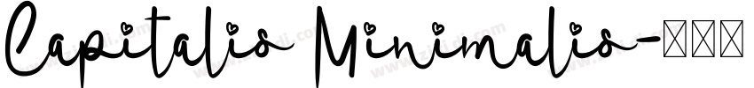 Capitalis Minimalis字体转换